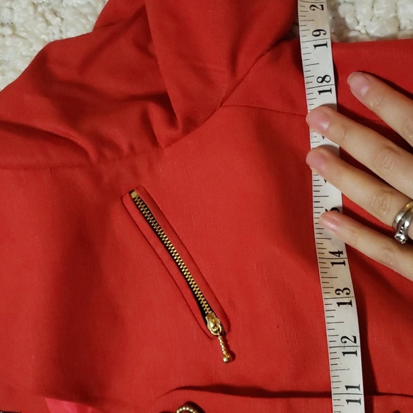 Vintage women's 2 piece skirt set (linen blend) m - Picture 5 of 7